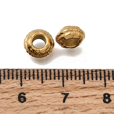 304 Stainless Steel Beads STAS-L315-063L-G-1