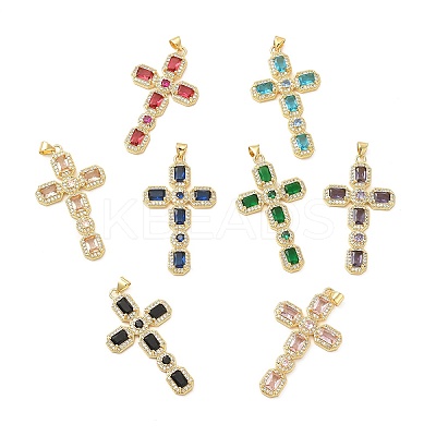 Rack Plating Brass Pendants KK-D087-17G-1