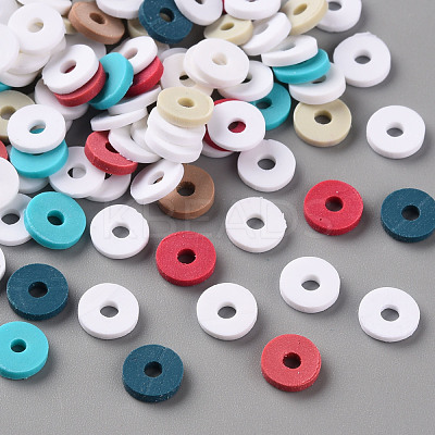 Handmade Polymer Clay Beads CLAY-T019-06B-1
