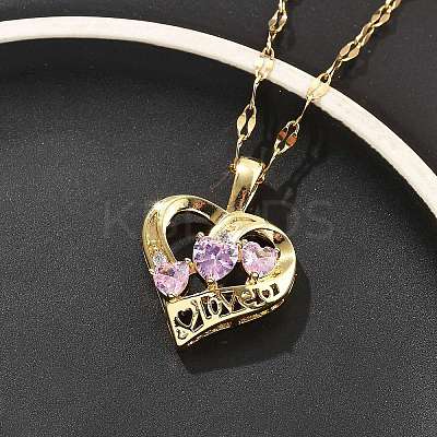 304 Stainless Steel Necklaces NJEW-R015-02G-1