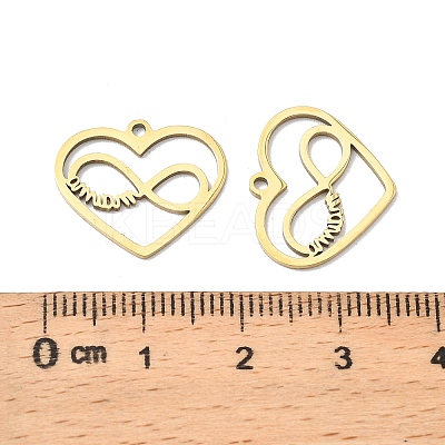 201 Stainless Steel Pendants STAS-K310-04G-1