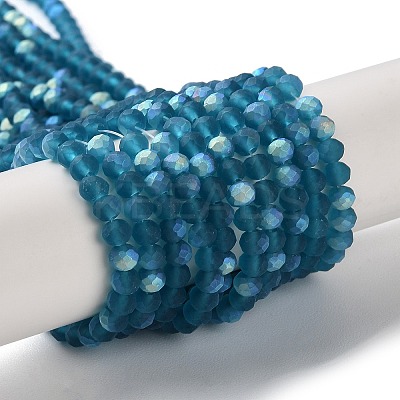 Imitation Jade Glass Beads Strands EGLA-YW0003-19B-24-1