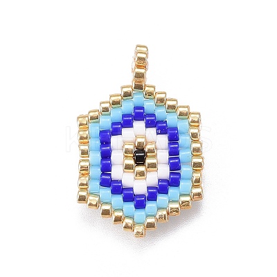 MIYUKI & TOHO Handmade Japanese Seed Beads Pendants SEED-A029-HD10-1