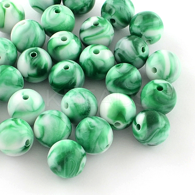 Opaque Acrylic Beads SACR-R853-8mm-212-1