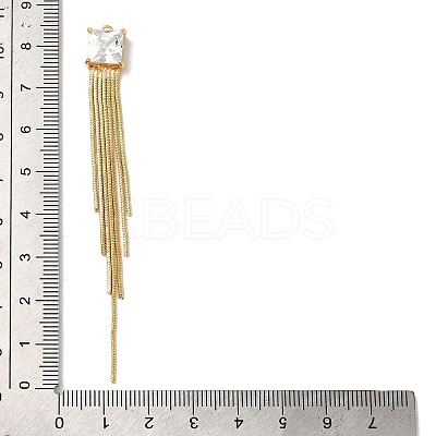 Brass Snake Chain Tassel Big Pendants KK-B079-01G-1