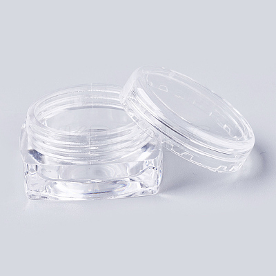 3G PS Plastic Empty Portable Facial Cream Jar MRMJ-WH0020-02-1