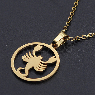 201 Stainless Steel Pendants Necklaces LS-NJEW-S105-JN626-8G-1