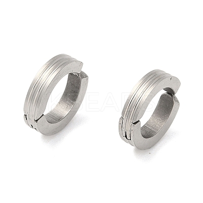 Non-Tarnish 304 Stainless Steel Clip-on Earrings EJEW-M001-10P-1