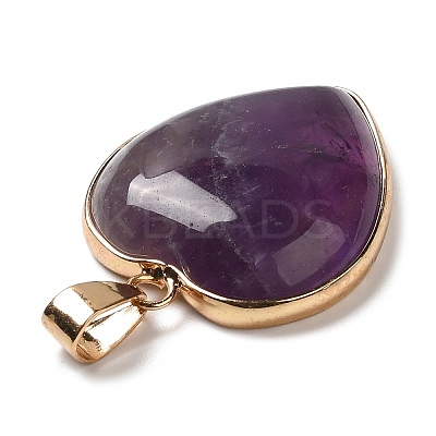 Natural Amethyst Pendants G-K335-04G-17-1