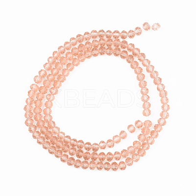 Glass Beads Strands EGLA-A034-T6mm-D21-1