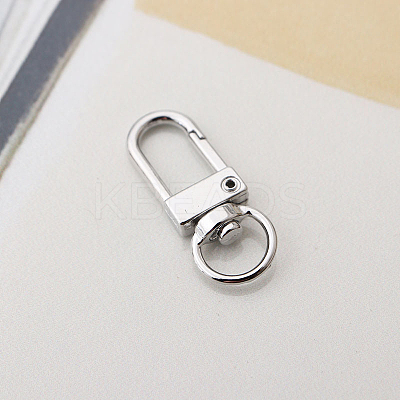 Alloy Swivel Clasps PURS-PW0001-425P-1