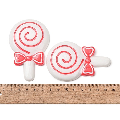 Opaque Resin Imitation Food Cabochons RE-CBAE980-09B-1