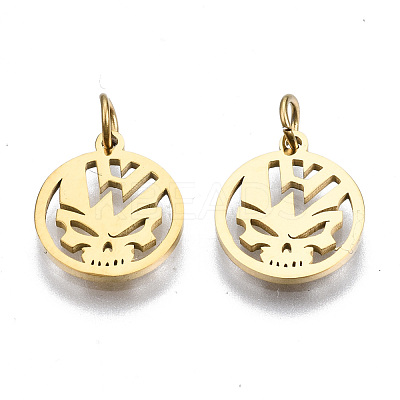 304 Stainless Steel Charms STAS-S116-394G-1