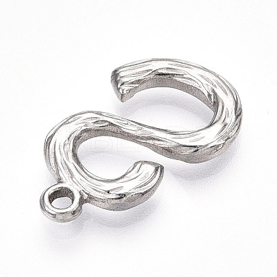 304 Stainless Steel Pendants STAS-N117-01P-S-1