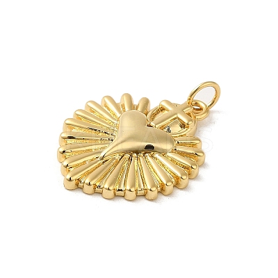 Rack Plating Brass Cubic Zirconia Pendants KK-Q795-23G-1