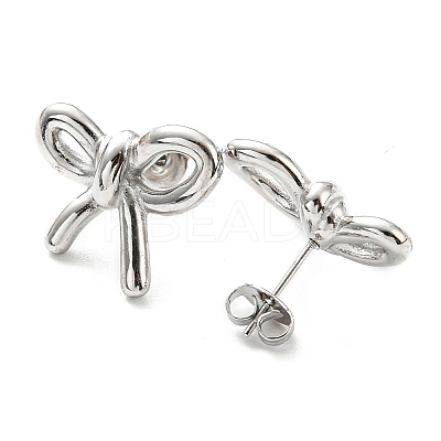 Non-Tarnish 304 Stainless Steel Stud Earrings EJEW-B023-16P-1