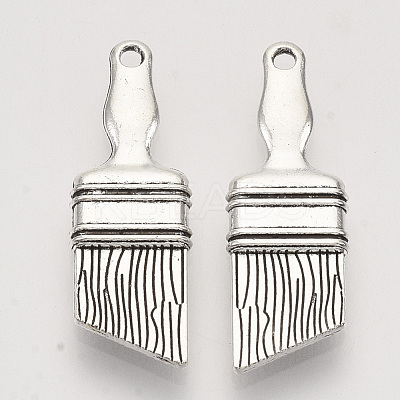 Tibetan Style Alloy Pendants TIBEP-T009-05AS-RS-1