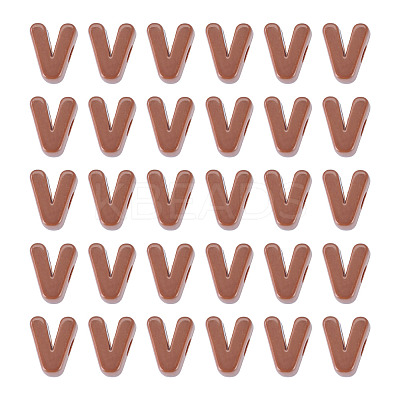 Opaque Acrylic European Beads LS-OACR-TAC0019-006V-1