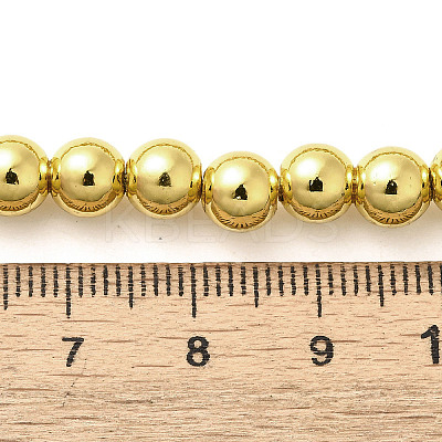 Electroplated Synthetic Magnetic Hematite Beads Strands G-L613-F01-01C-1