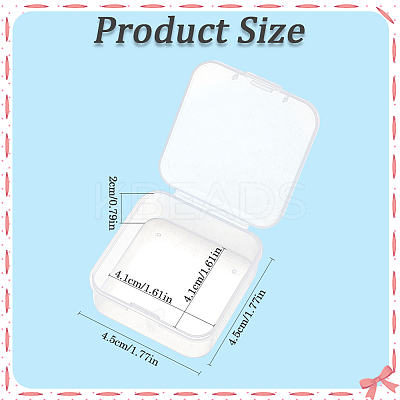 30Pcs Plastic Boxes CON-SP0001-04-1