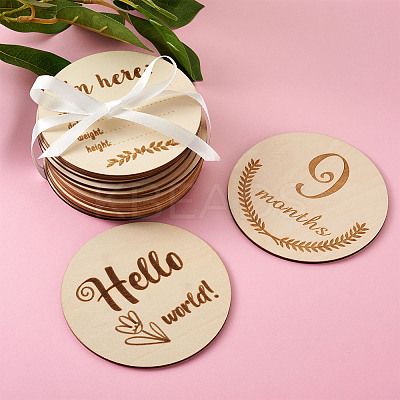 Basswood Milestone Cards WOOD-TA0001-41A-1