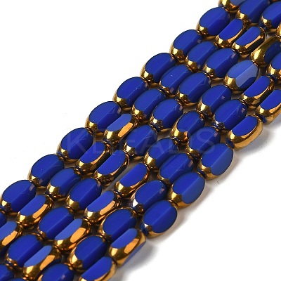 Electroplate Glass Beads Strands EGLA-P061-02A-M-1
