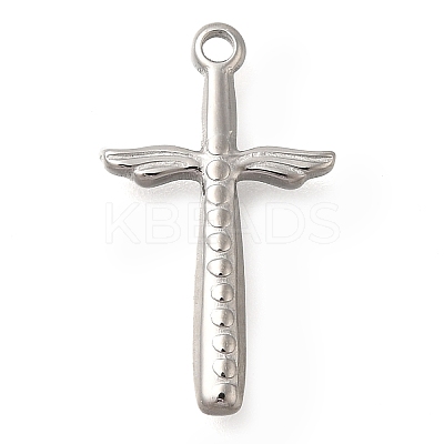 Anti-Tarnish 304 Stainless Steel Pendants STAS-P369-01P-1
