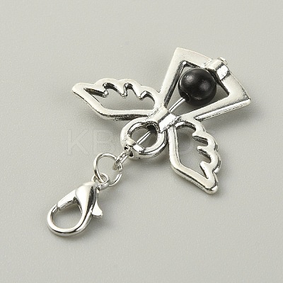 Alloy Angel Pendant Decorations FIND-TAC0005-22L-1