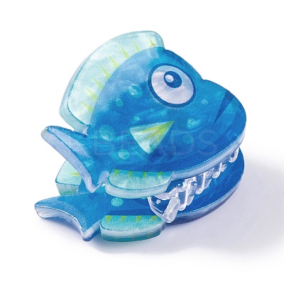 Cute Mini Tropical Fish Acrylic Claw Hair Clips PHAR-A012-04A-1