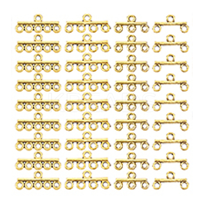 80Pcs 4 Styles Alloy Chandelier Component Links FIND-PH0022-78AG-1