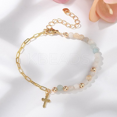 Charm Bracelets BJEW-JB05336-02-1