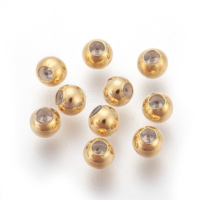 925 Sterling Silver Beads STER-E062-07G-1