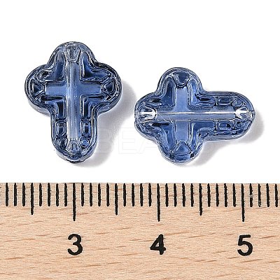 Transparent Spray Paint Glass Beads GLAA-Z011-04H-1