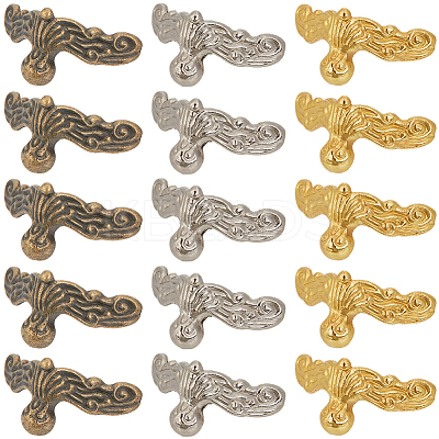 48Pcs 3 Colors Zinc Alloy Corner Protectors FIND-CY0001-81-1