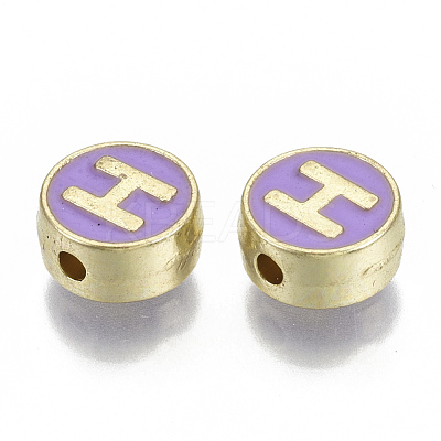 Alloy Enamel Beads X-ENAM-S122-028H-NR-1