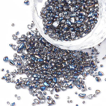 Plated Glass Seed Beads SEED-S016-11-1