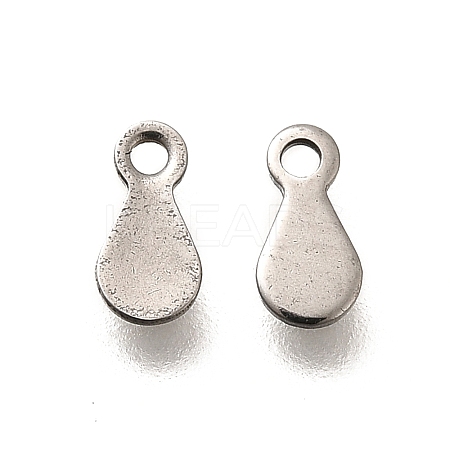 304 Stainless Steel Stamping Blank Tag Charms STAS-F311-04P-01-1