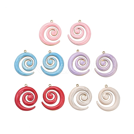 10Pcs 304 Stainless Steel Pendants STAS-H481-01G-1