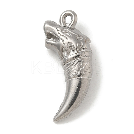 Anti-Tarnish 304 Stainless Steel Pendants STAS-Q334-37P-1