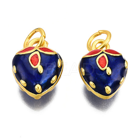 Alloy Enamel Charms ENAM-N056-038C-1