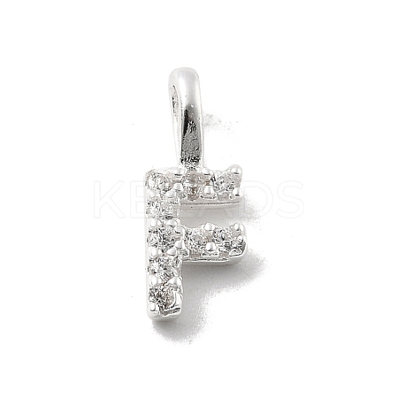 925 Sterling Silver with Cubic Zirconia Charms STER-Q004-01F-S-1