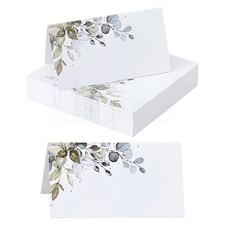 Rectangle Paper Table Place Cards AJEW-WH0752-125B-1