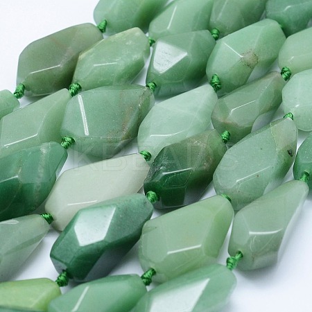 Natural Green Aventurine Beads Strands G-F531-K03-1