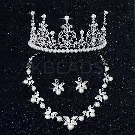 Alloy Rhinestone Jewelry Sets FS-WG653B5-03-1