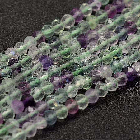 Natural Fluorite Beads Strands G-F460-16-1