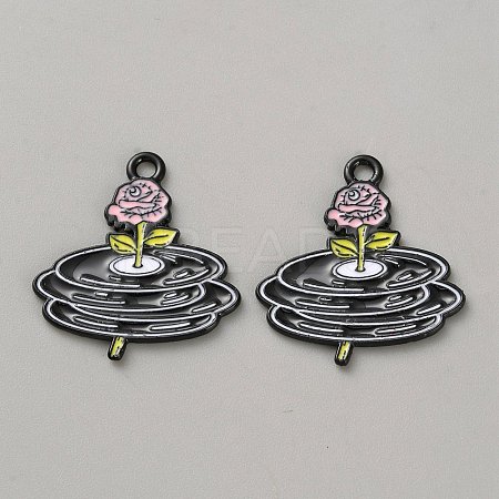 Zinc Alloy Enamel Pendants ENAM-CJC0021-20H-1