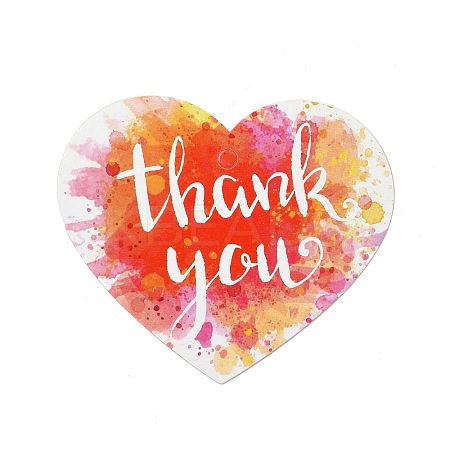 Coated Paper Thank You Greeting Card DIY-C070-01D-1