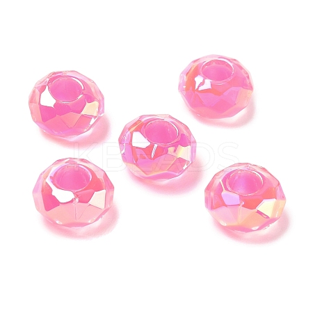 Electroplate Transpant Resin European Beads RE-CBAFF00-02A-1