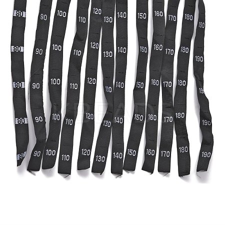 1200Pcs 12 Style Polyester Size Label(80/90/100/110/120/130/140/150/160/170/180/190) FIND-NB0002-47-1