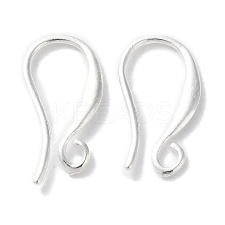 Brass Earring Hooks KK-F880-19S-1